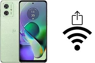 Générer un QR code avec la clé Wifi sur un Motorola Moto G54 (China)