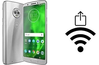 Générer un QR code avec la clé Wifi sur un Motorola Moto G6