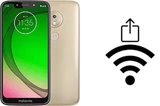 Générer un QR code avec la clé Wifi sur un Motorola Moto G7 Play