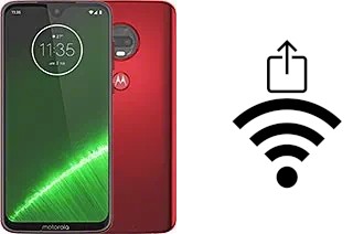 Générer un QR code avec la clé Wifi sur un Motorola Moto G7 Plus