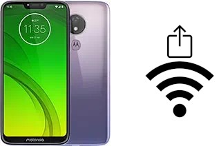 Générer un QR code avec la clé Wifi sur un Motorola Moto G7 Power