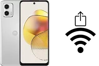 Générer un QR code avec la clé Wifi sur un Motorola Moto G73