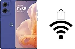 Comment générer un QR code avec le mot de passe Wifi sur un Motorola Moto G85