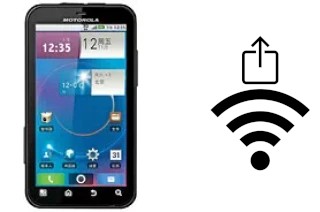 Générer un QR code avec la clé Wifi sur un Motorola MOTO ME525