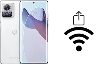 Générer un QR code avec la clé Wifi sur un Motorola Moto X30 Pro