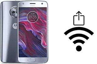 Générer un QR code avec la clé Wifi sur un Motorola Moto X4