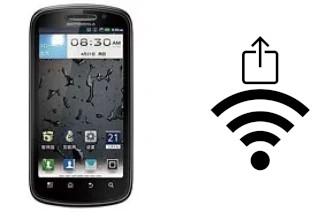 Générer un QR code avec la clé Wifi sur un Motorola MOTO XT882