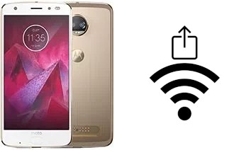 Générer un QR code avec la clé Wifi sur un Motorola Moto Z2 Force