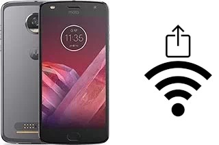 Générer un QR code avec la clé Wifi sur un Motorola Moto Z2 Play