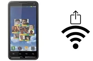 Générer un QR code avec la clé Wifi sur un Motorola Motoluxe