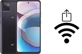 Générer un QR code avec la clé Wifi sur un Motorola one 5G UW ace