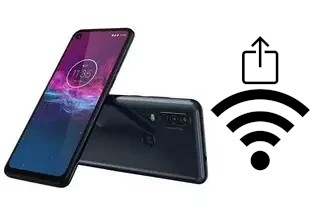 Générer un QR code avec la clé Wifi sur un Motorola One Action