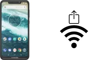 Générer un QR code avec la clé Wifi sur un Motorola One Power