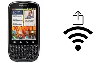 Générer un QR code avec la clé Wifi sur un Motorola PRO+