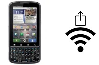 Générer un QR code avec la clé Wifi sur un Motorola PRO