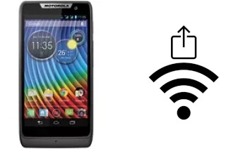 Générer un QR code avec la clé Wifi sur un Motorola RAZR D3