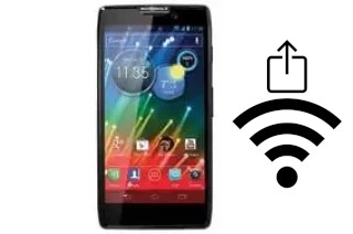 Générer un QR code avec la clé Wifi sur un Motorola RAZR HD