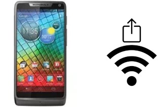 Générer un QR code avec la clé Wifi sur un Motorola RAZR i XT890