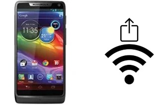 Générer un QR code avec la clé Wifi sur un Motorola RAZR M XT905