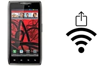 Générer un QR code avec la clé Wifi sur un Motorola RAZR MAXX