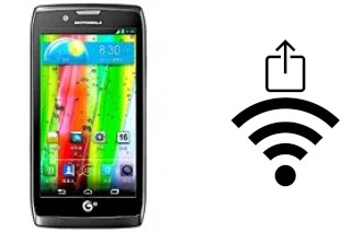 Générer un QR code avec la clé Wifi sur un Motorola RAZR V MT887