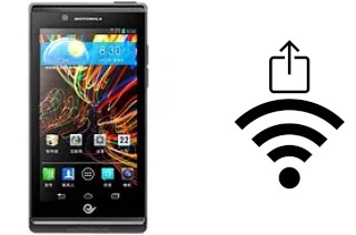 Générer un QR code avec la clé Wifi sur un Motorola RAZR V XT889