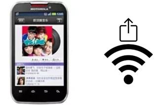 Générer un QR code avec la clé Wifi sur un Motorola MOTOSMART MIX XT550