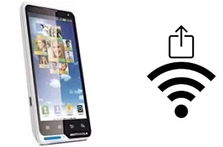 Générer un QR code avec la clé Wifi sur un Motorola MOTO XT615