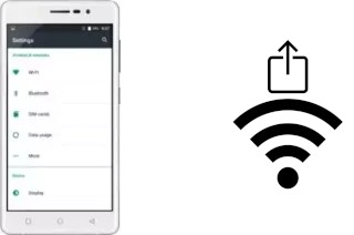 Générer un QR code avec la clé Wifi sur un MPIE MG16