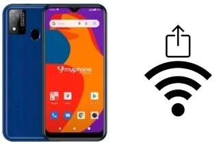 Générer un QR code avec la clé Wifi sur un MyPhone myWX2