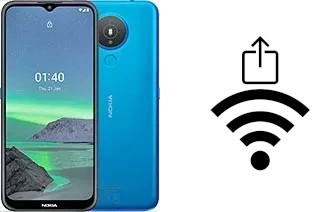 Générer un QR code avec la clé Wifi sur un Nokia 1.4