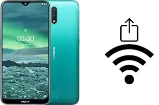 Générer un QR code avec la clé Wifi sur un Nokia 2.3