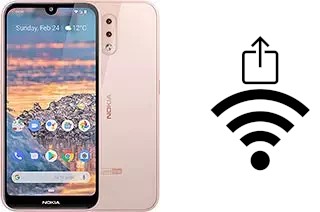 Générer un QR code avec la clé Wifi sur un Nokia 4.2