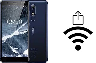 Générer un QR code avec la clé Wifi sur un Nokia 5.1