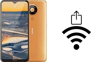 Générer un QR code avec la clé Wifi sur un Nokia 5.3