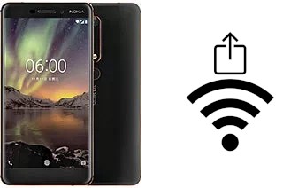 Générer un QR code avec la clé Wifi sur un Nokia 6.1