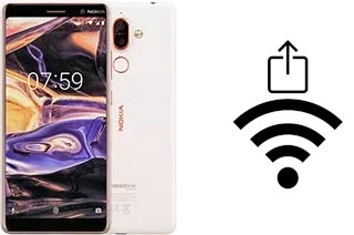 Générer un QR code avec la clé Wifi sur un Nokia 7 plus