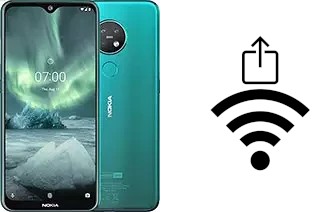 Générer un QR code avec la clé Wifi sur un Nokia 7.2