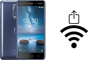 Générer un QR code avec la clé Wifi sur un Nokia 8