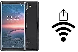 Générer un QR code avec la clé Wifi sur un Nokia 8 Sirocco