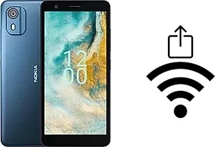 Générer un QR code avec la clé Wifi sur un Nokia C02