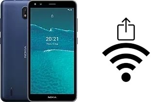 Générer un QR code avec la clé Wifi sur un Nokia C1 2nd Edition