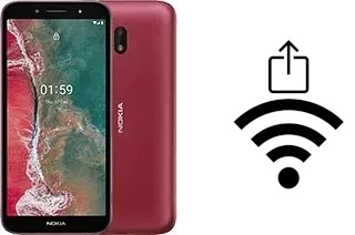 Générer un QR code avec la clé Wifi sur un Nokia C1 Plus