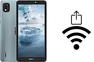 Générer un QR code avec la clé Wifi sur un Nokia C2 2nd Edition