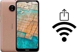 Générer un QR code avec la clé Wifi sur un Nokia C20