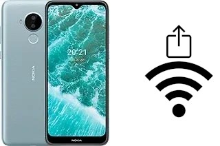 Générer un QR code avec la clé Wifi sur un Nokia C30