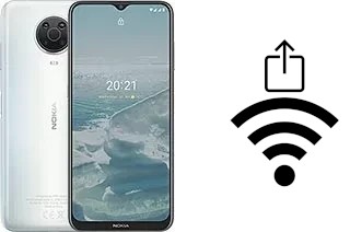 Générer un QR code avec la clé Wifi sur un Nokia G20