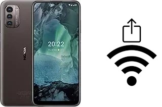 Générer un QR code avec la clé Wifi sur un Nokia G21