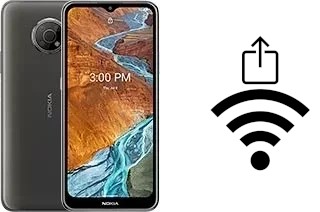 Générer un QR code avec la clé Wifi sur un Nokia G300