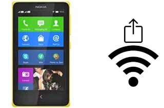 Générer un QR code avec la clé Wifi sur un Nokia X